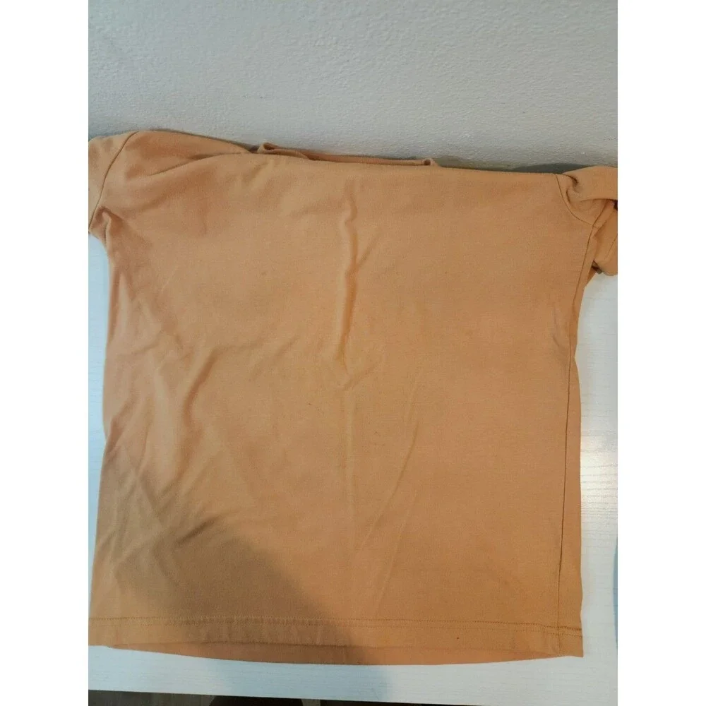 Men's George Short Sleeve  clor orange light  , Size Small (34-36),
